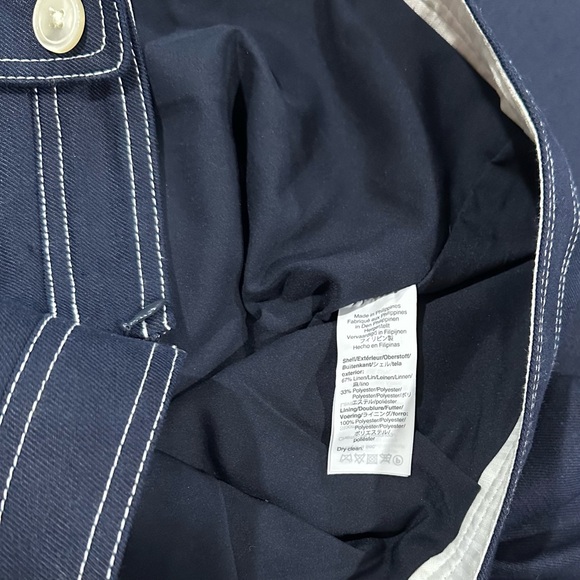 J.Crew High Waisted Peyton Wide Leg Sailor Pants Size 10 EUC Cropped - Picture 10 of 10